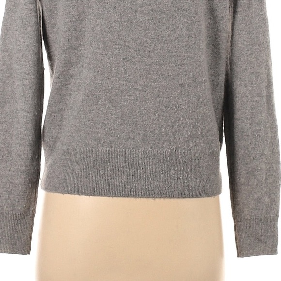 Quince 100% Cashmere Mongolian Cardigan Grey Button Front Sweater Size Small - Picture 8 of 11